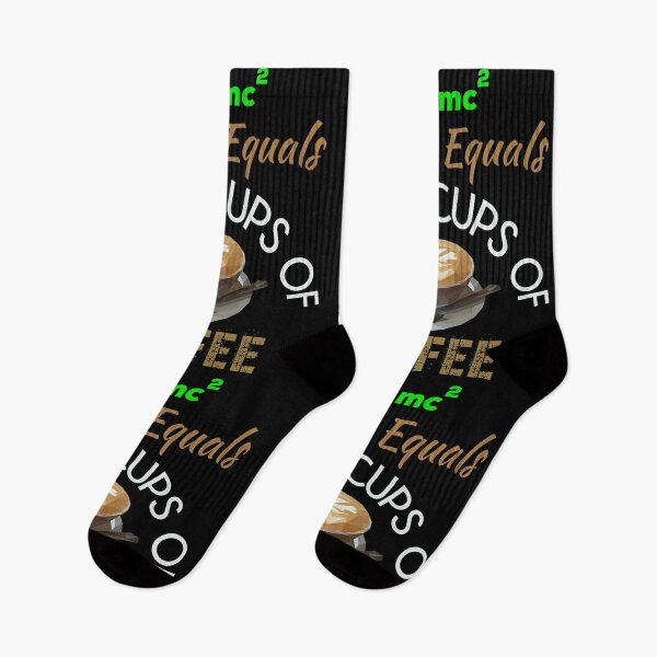 Item preview, E=mc2 Energy Equals More Cups Of Coffee designed and sold by UncleStuScience.