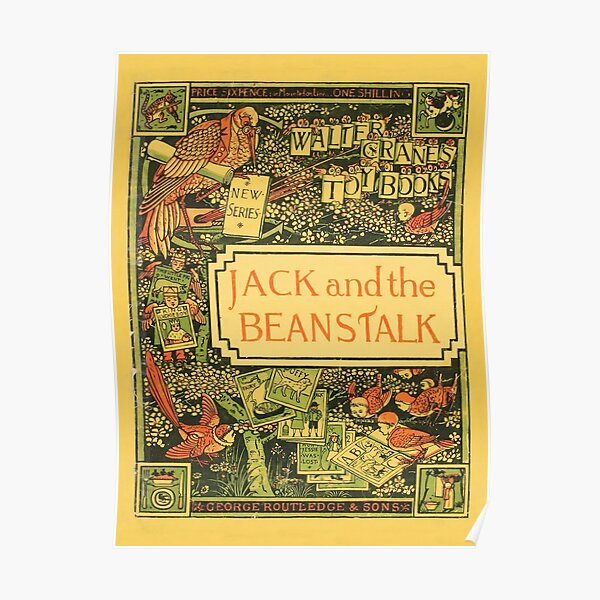 Jack & The Beanstalk - Walter Crane's Toy Books Poster