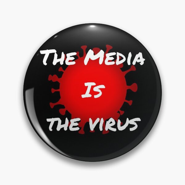 Item preview, The Media IS the Virus designed and sold by NerdGrrl.