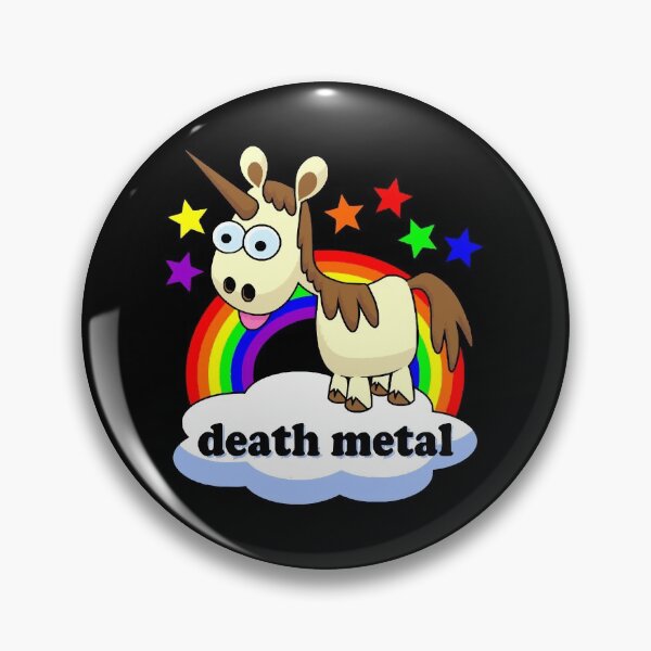 Item preview, death metal unicorn  designed and sold by Rosenthal35.