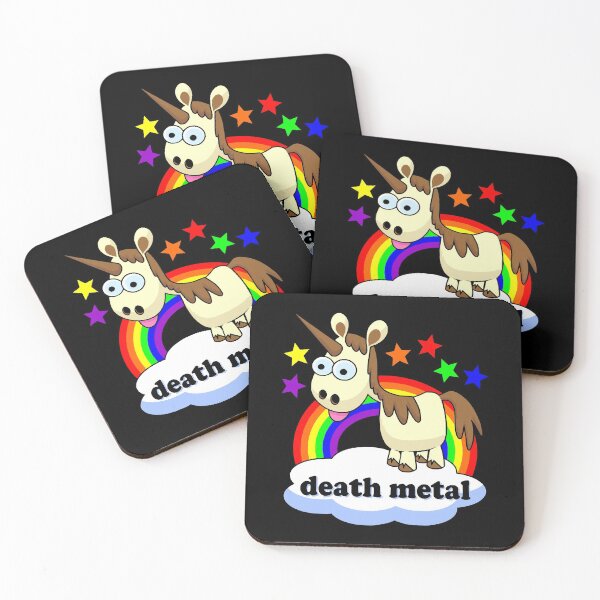 Item preview, death metal unicorn  designed and sold by Rosenthal35.