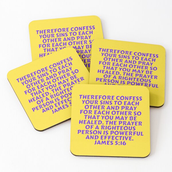 Item preview, Bible Verse James 5:16 designed and sold by Prayingwarrior.