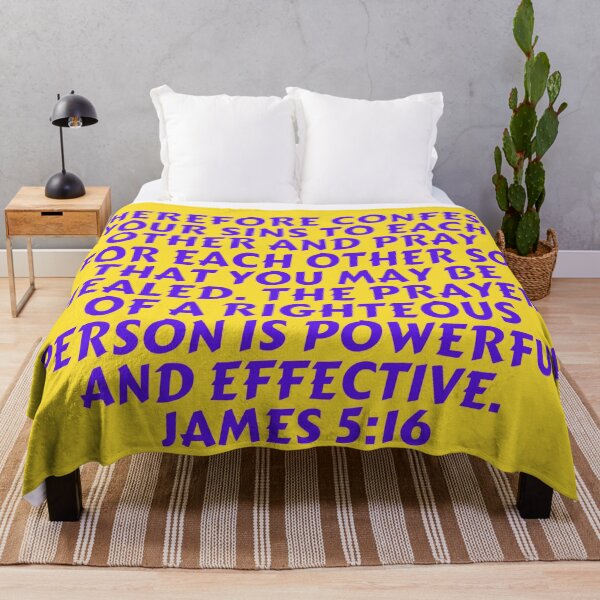 Item preview, Bible Verse James 5:16 designed and sold by Prayingwarrior.