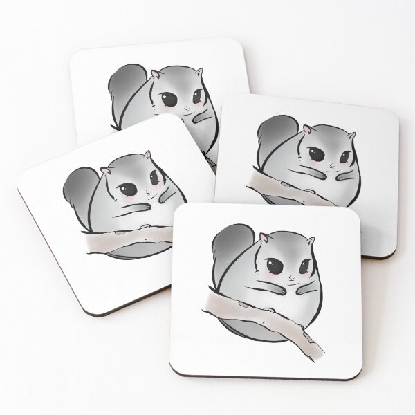 Item preview, モモンガ - Momonga Japanese Flying Squirrel Calligraphy Style designed and sold by Adri OXO.