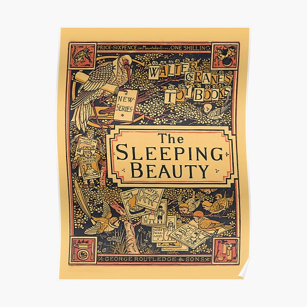 The Sleeping Beauty - Walter Crane's Toy Books Poster