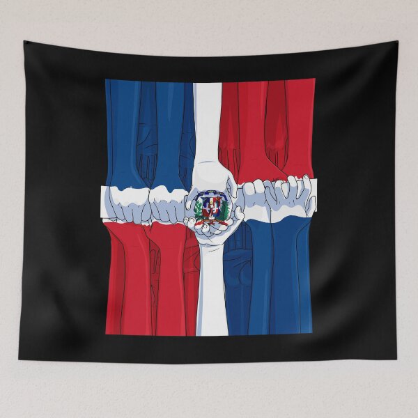 Item preview, Dominican Republic Flag National Pride Hands Raised designed and sold by Nosek1ng.
