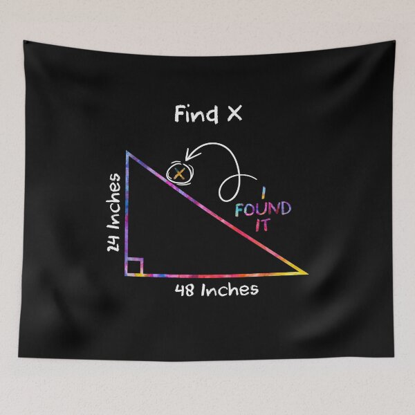 Item preview, Math I Found X - Funny Math School Mathematics Pun designed and sold by Dressed For  Duty.