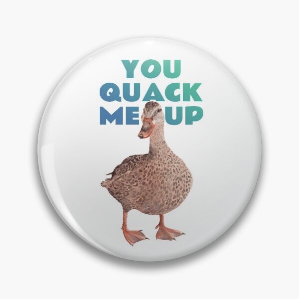 Item preview, You quack me up - funny duck pun watercolor art designed and sold by fengyuhao.