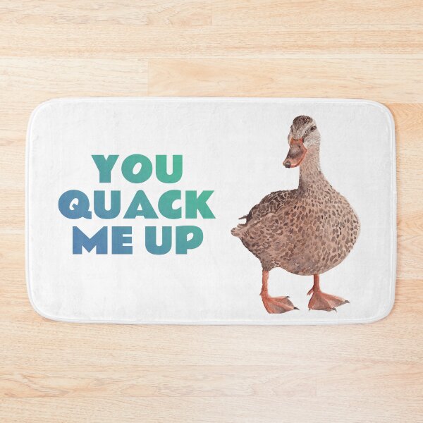 Item preview, You quack me up - funny duck pun watercolor art designed and sold by fengyuhao.
