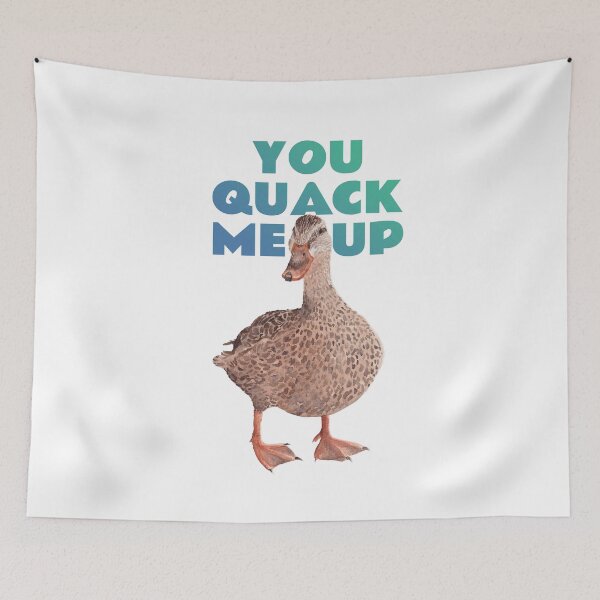 Item preview, You quack me up - funny duck pun watercolor art designed and sold by fengyuhao.