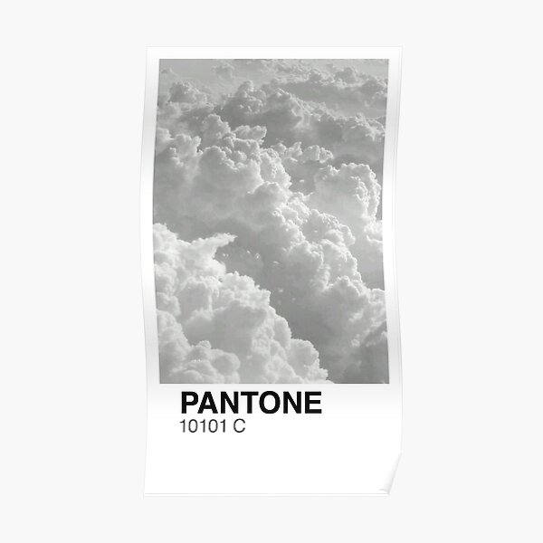 Cloud Pantone Poster