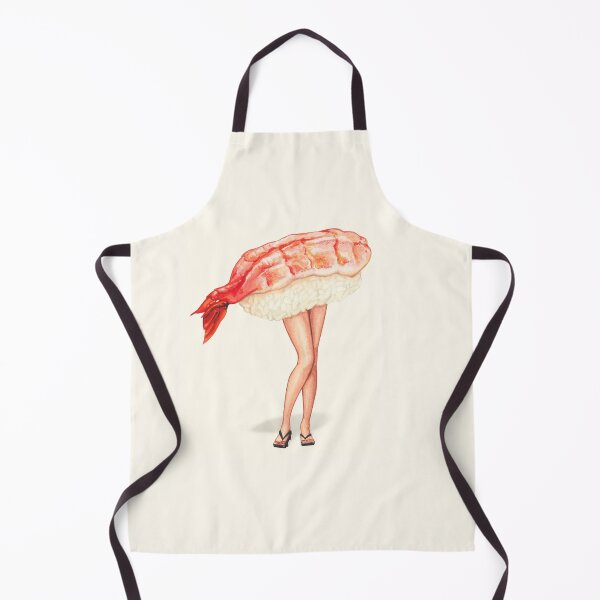 Item preview, Sushi Pin-Up : Ebi designed and sold by Kelly Gilleran.