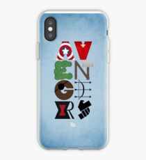 Avengers Typography iPhone Case