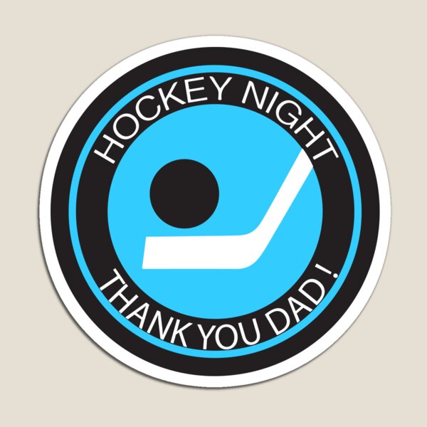 Imán «Noche de hockey en logotipo francés. Multilingue. Disco de hielo  icónico retro vintage de la parodia de la provincia de Quebec Canadá diseño  canadiense.» de GTOATlogos | Redbubble