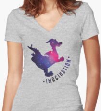 Reise in die Imagination mit Figment Shirt mit V-Ausschnitt