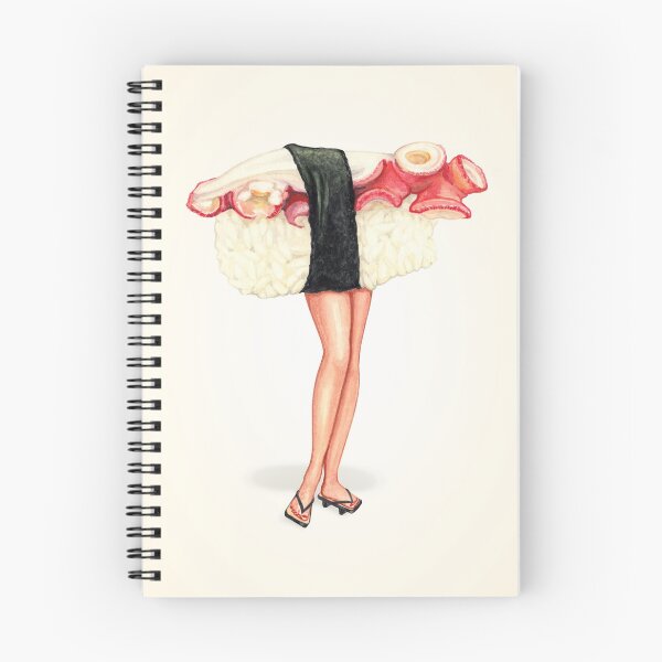 Item preview, Sushi Pin-Up : Tako designed and sold by Kelly  Gilleran.