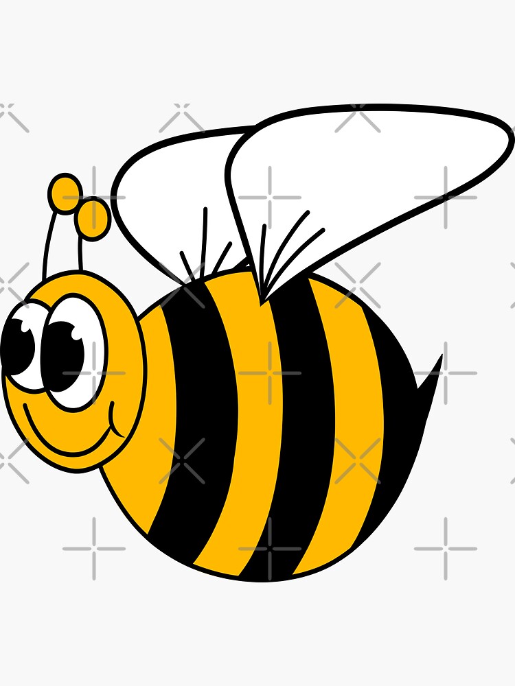 Fat Bumble Bee Sticker