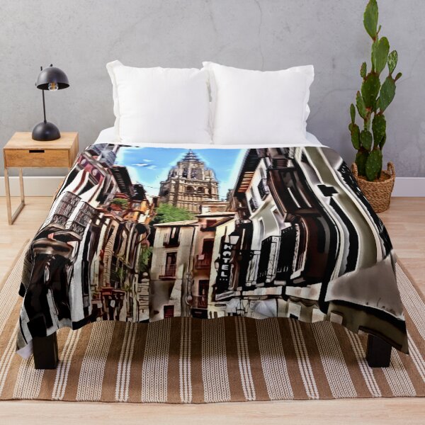 Item preview, Street and Church from Spain designed and sold by Anako Design.