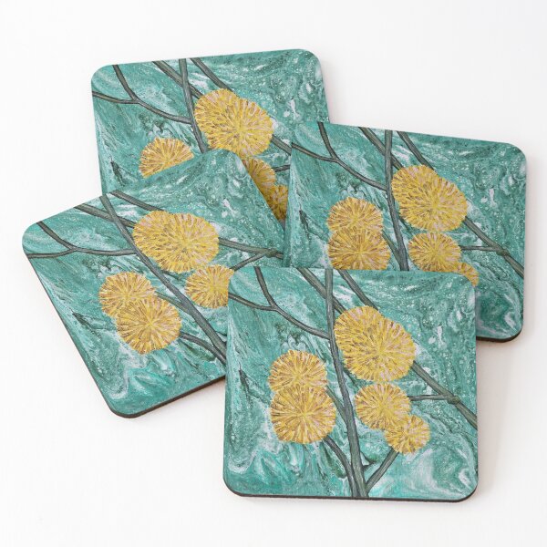 Artikelvorschau, Goldene Zweigblumen entworfen und verkauft von Gem's Artistic Creations.