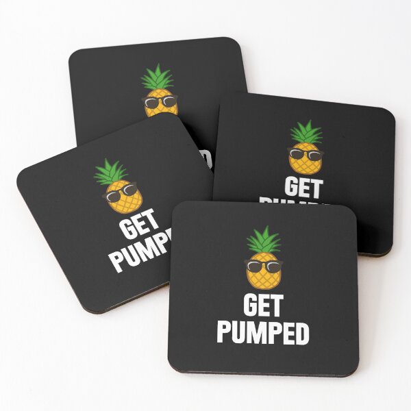 Item preview, Funny Pineapple with Cool Glasses and 'Get Pumped' caption designed and sold by dylanxh.