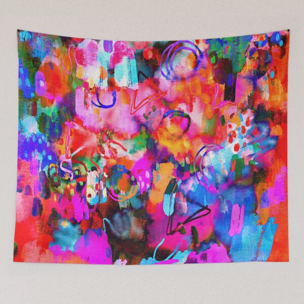 Item preview, Bold Color Abstract Art Painting designed and sold by NancyMerkle.