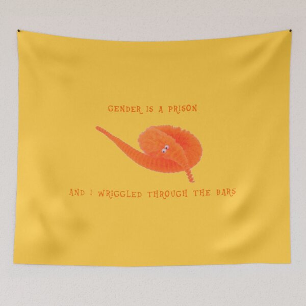 Item preview, gender is a prison and i wriggled through the bars designed and sold by youyouyou219.