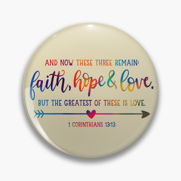 Item preview, Faith, Hope and Love - Bible Quote designed and sold by jeyel7.
