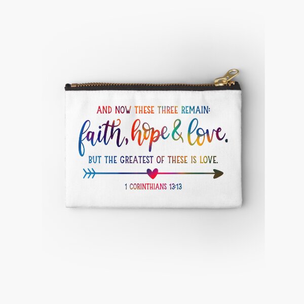 Item preview, Faith, Hope and Love - Bible Quote designed and sold by jeyel7.
