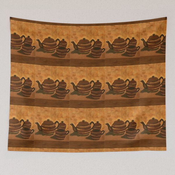 Item preview, Evening tea designed and sold by Charlotte VanRoss fine art.
