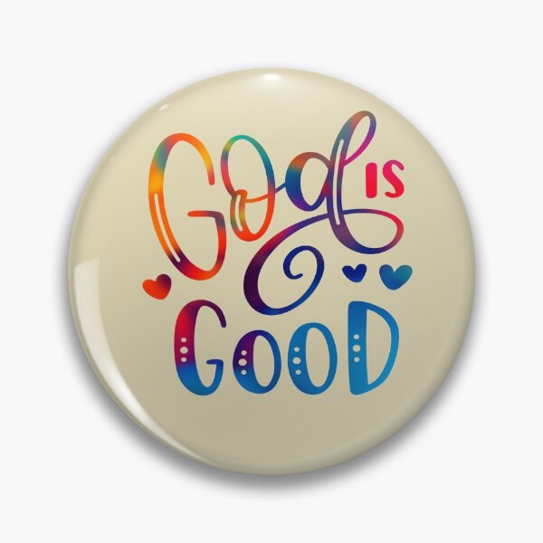 Item preview, God is Good - Bible Quote designed and sold by jeyel7.