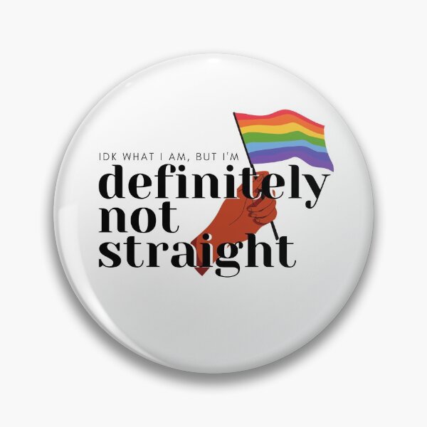 Item preview, Definitely NOT Straight designed and sold by marymerrymarie.
