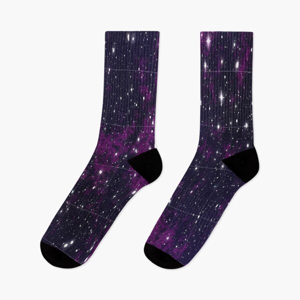 Item preview, Velvet starry Galaxy Hemisphere, wine purple light, shiny dark starry aesthetic space painted cosmos night designed and sold by August-E.