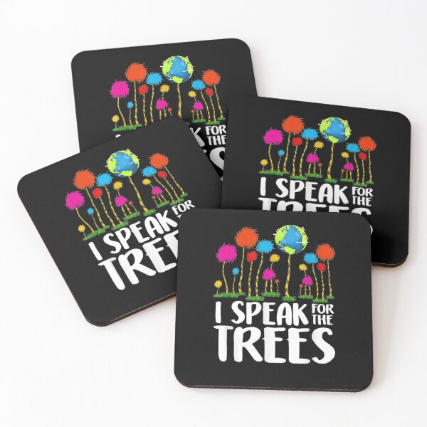 Item preview, I Speak For Trees Earth Day Save Earth Inspiration Hippie designed and sold by michaelscoe.
