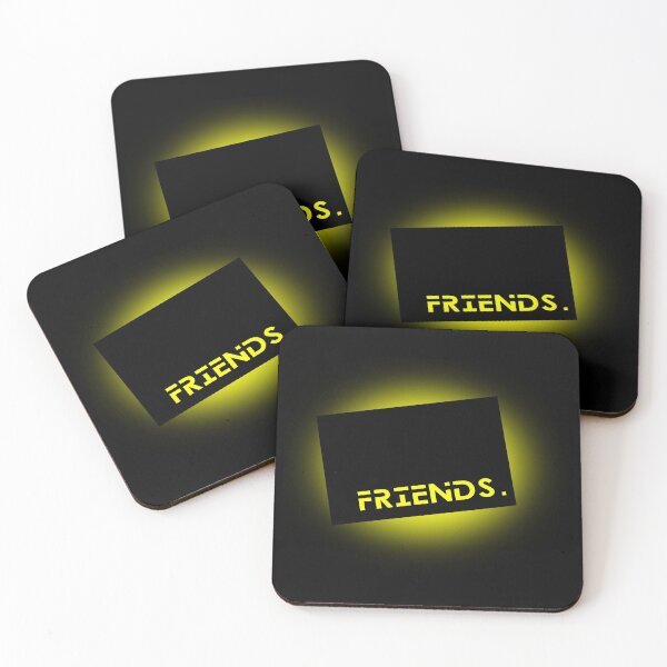 Item preview, Friends push print (yellow) designed and sold by GraphicFancier.