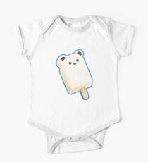 Cute Polar Bar Ice Cream Baby Body Kurzarm