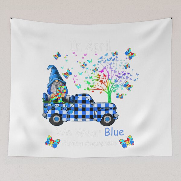 Item preview, Gnomes In April We Wear Blue Autism Awareness Gifts designed and sold by schickelyasmin.