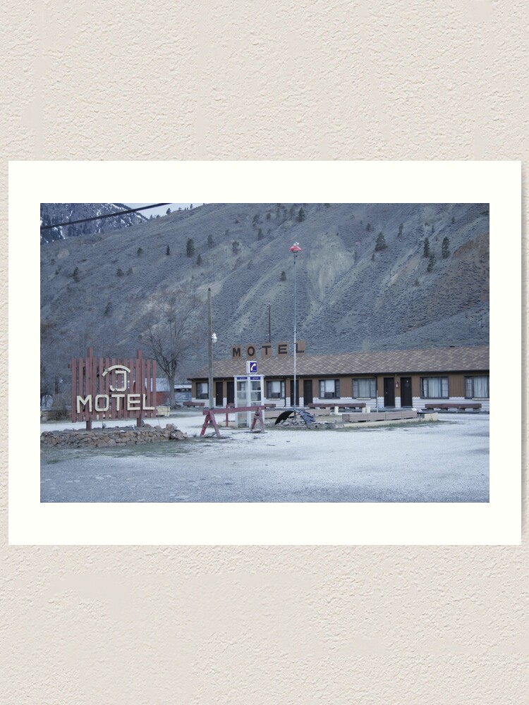 "Thompson River Spences Bridge Motel" Art Print for Sale by ispeak
