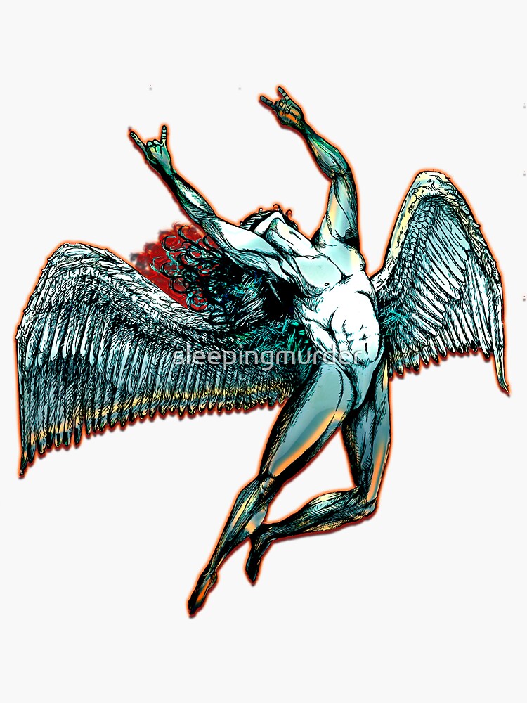 ICARUS THROWS THE HORNS - dark shadows *awesome UNLISTED designs in my portfolio* by sleepingmurder