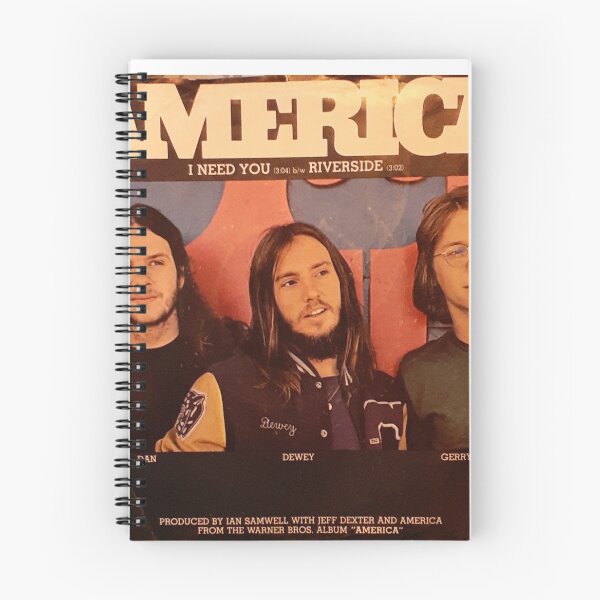 Item preview, America, Rock Group, folk rock, singer songwriter, 70's, 45, pic slv designed and sold by Vintaged.
