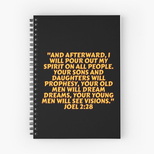 Item preview, Bible Verse Joel 2:28 designed and sold by Prayingwarrior.