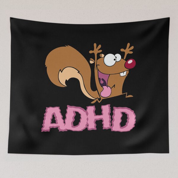 Item preview, The ADHD Squirrel  designed and sold by Rosenthal35.