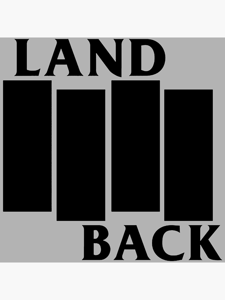 "Land Back Essential" Poster by ramie1987 Redbubble