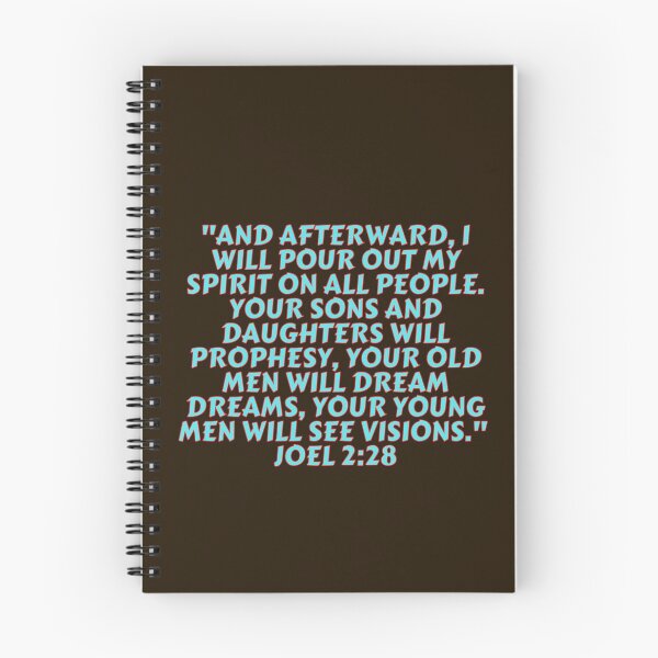 Item preview, Bible Verse Joel 2:28 designed and sold by Prayingwarrior.