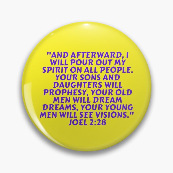 Item preview, Bible Verse Joel 2:28 designed and sold by Prayingwarrior.