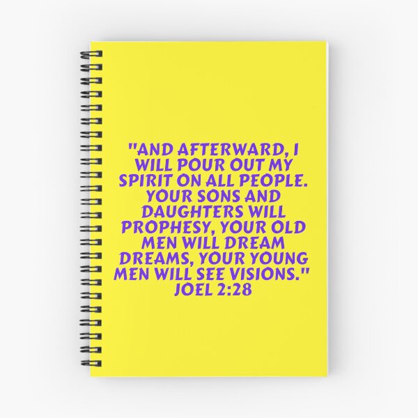 Item preview, Bible Verse Joel 2:28 designed and sold by Prayingwarrior.
