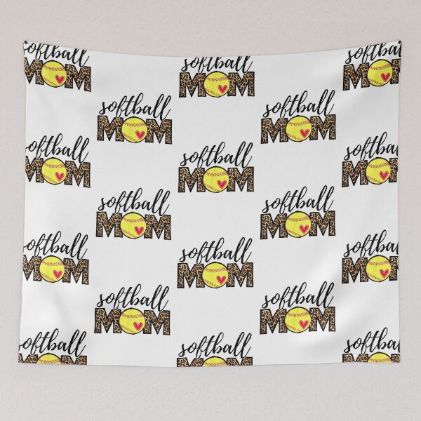 Item preview, Softball Mom Leopard Funny Baseball Mom Mother's Day 2021 designed and sold by familyarts.