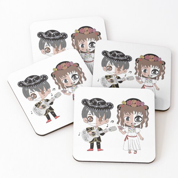 Item preview, Dia De Los Muertos / Day of the Dead Original Chibis designed and sold by Draink.
