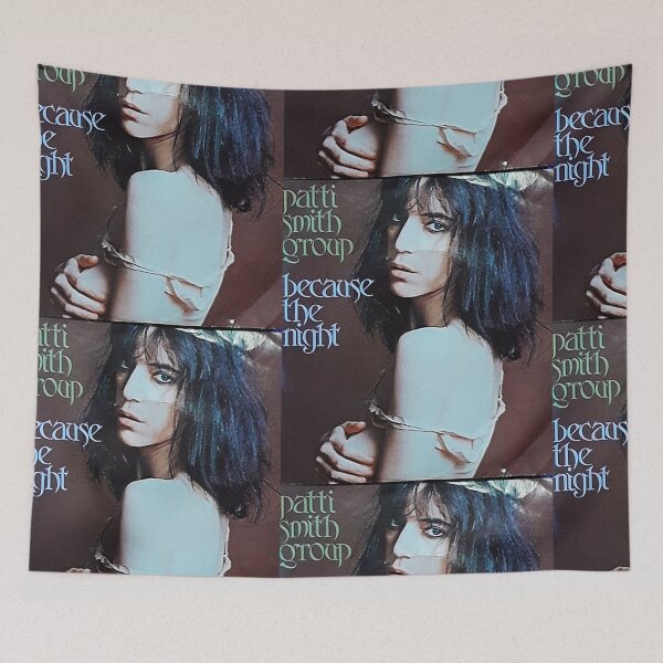 Item preview, Patti Smith, Because The Night, 45, picture sleeve, hit single, punk rock, new wave designed and sold by Vintaged.