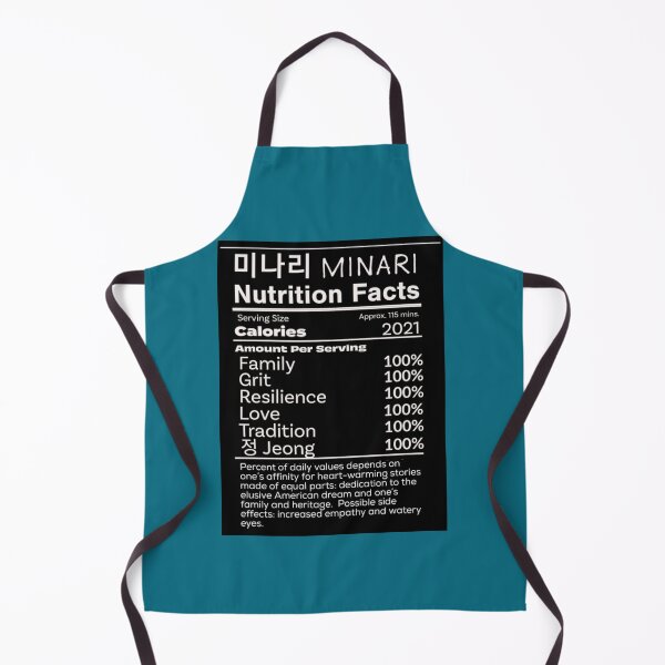 Item preview, Minari, Nutrition Label, Minari ingredients, Minari nutrition facts designed and sold by RisingFrequency.