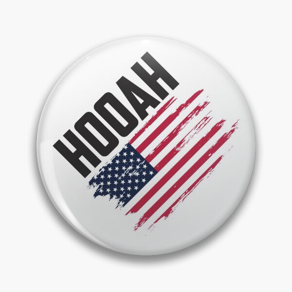 Item preview, Hooah American Flag/Military/USA designed and sold by burlybot.